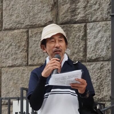まとめのあいさつをする西島秀向会長理事