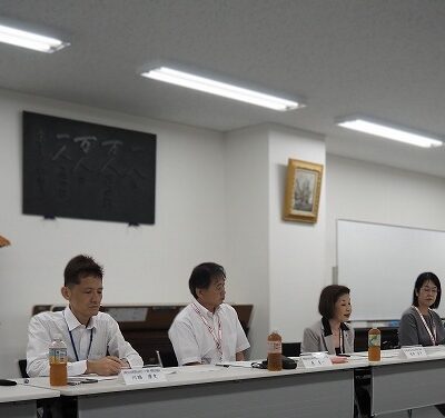 京都府文化生活部との懇談会　開催